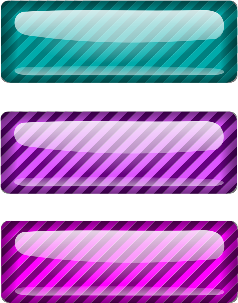 Illustration Of Colorful Blank Buttons - Glossy Button In Android Clipart (958x1128), Png Download