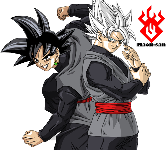 Goku Super Saiyan Black Clipart (662x576), Png Download