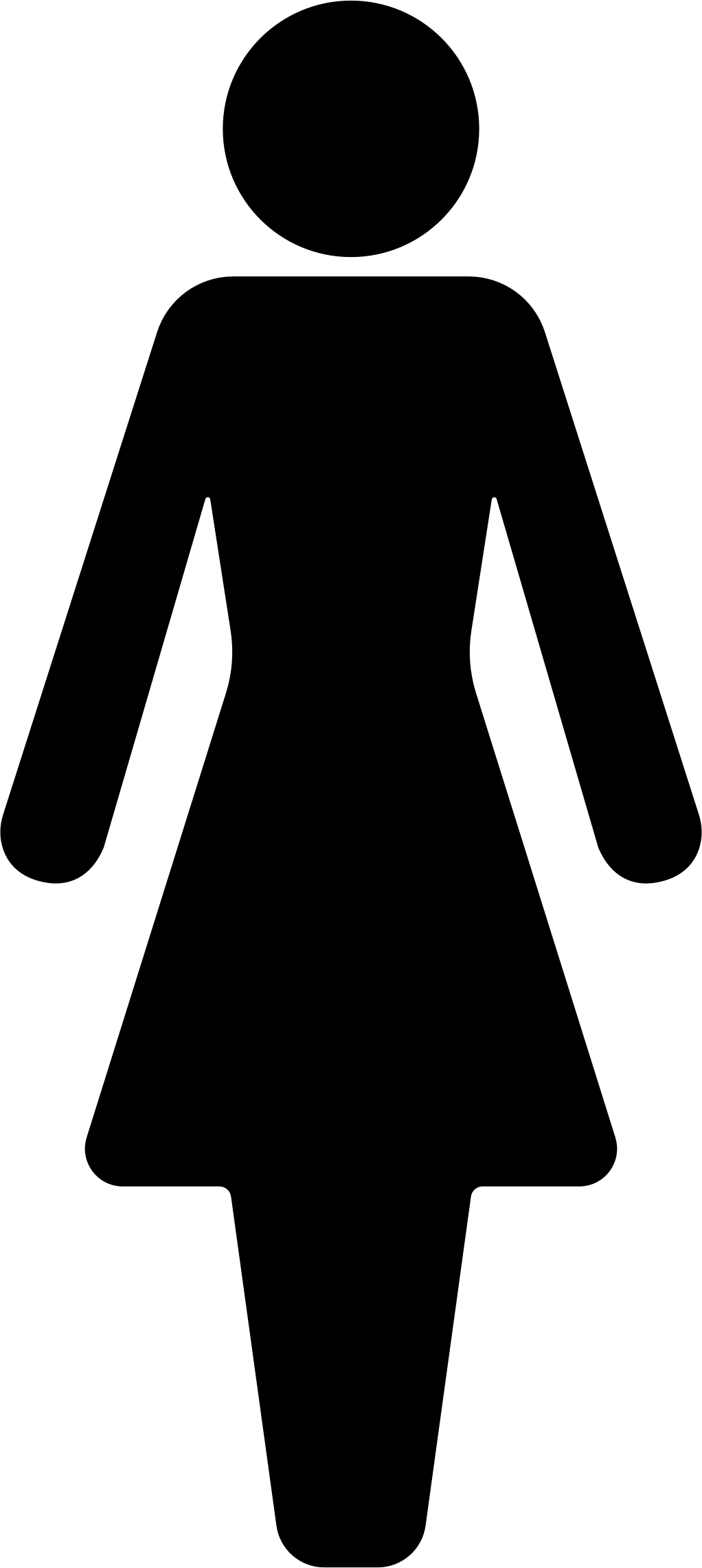 1022 X 2282 7 - Symbol Of Female Clipart (1022x2282), Png Download