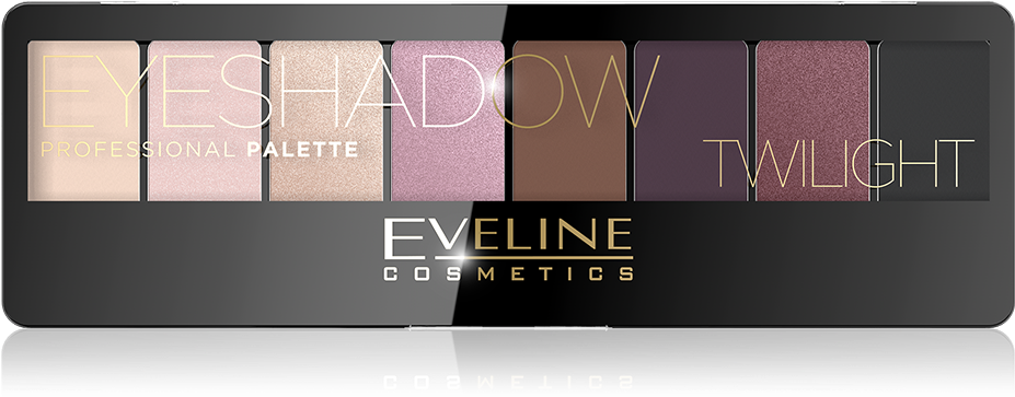 Twilight Eyeshadow Professional Palette - Paletka Eveline Twilight Clipart (1000x1000), Png Download