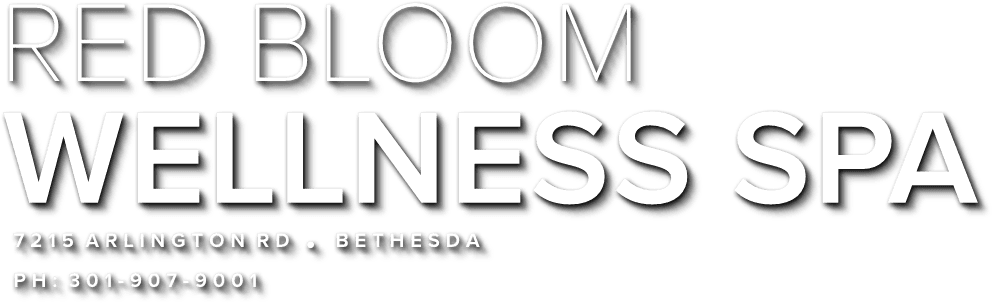 Red Bloom Wellness Spa Brandstamp - Graphics Clipart (1008x322), Png Download