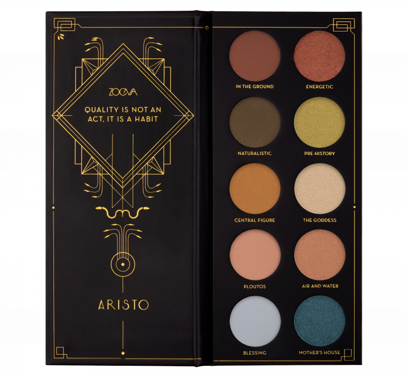 Zoeva Aristo Eyeshadow Palette - Aristo Zoeva Clipart (800x742), Png Download