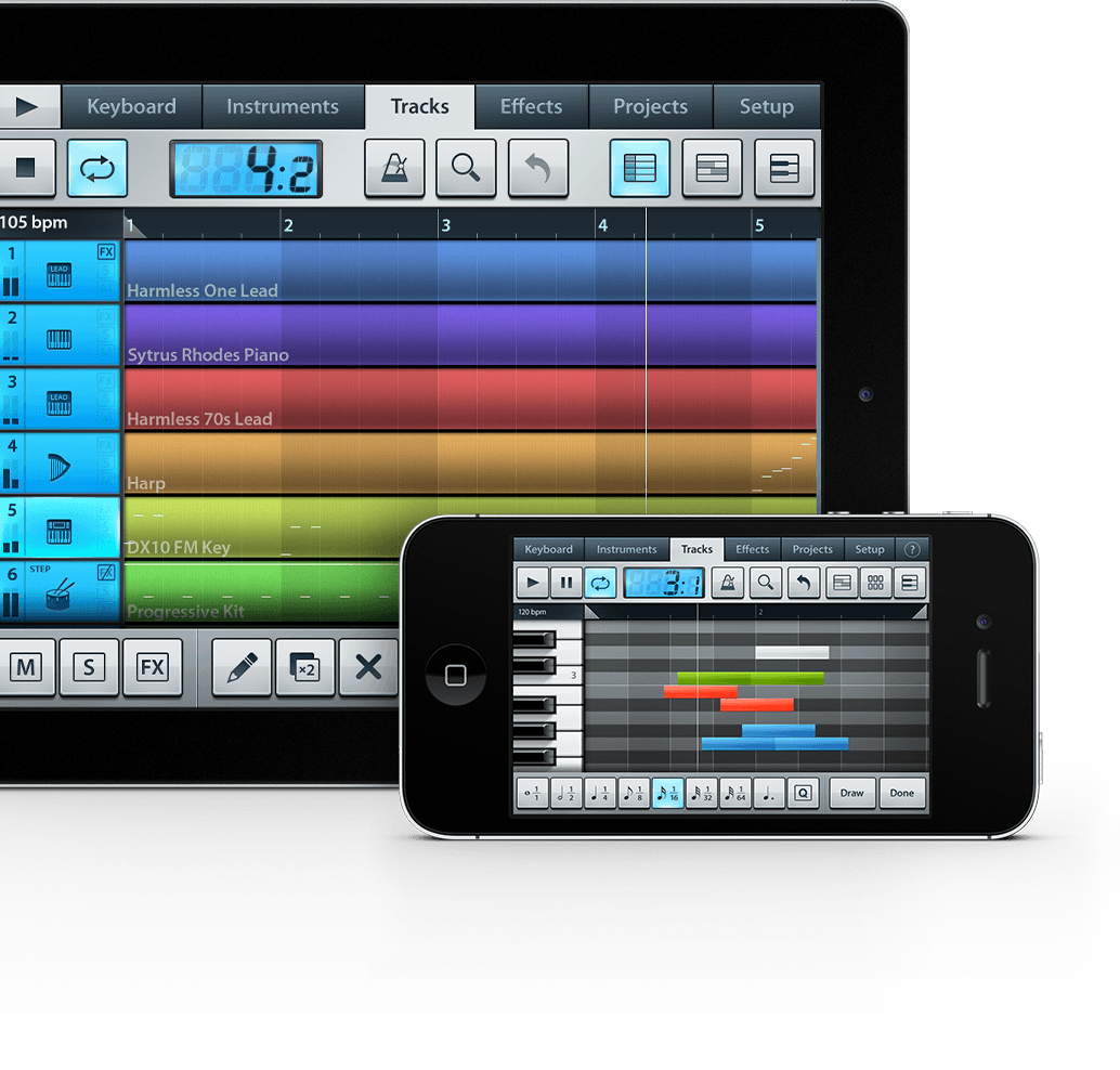 Fl Studio Mobile Ui Design - Iphone Clipart (1034x988), Png Download
