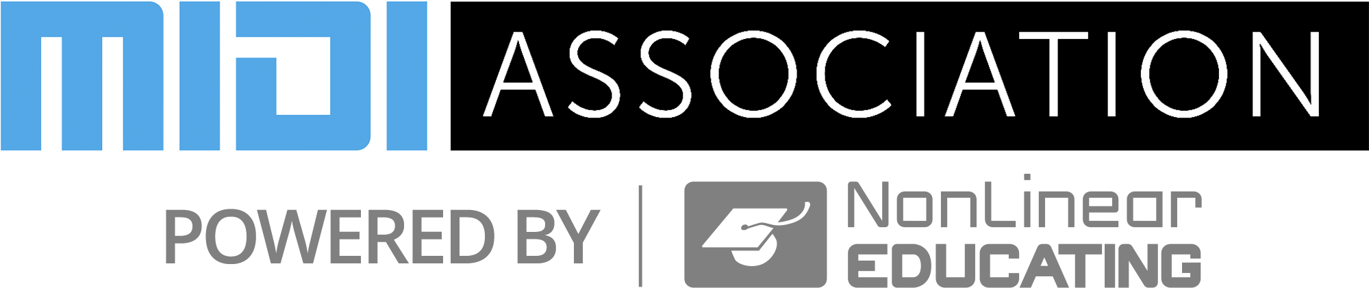 Massive Online Courseware Library - Black-and-white Clipart (2000x468), Png Download