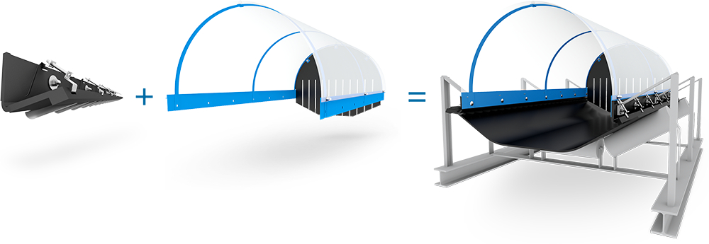 The Dustscrape Is A Combination Of Dust Filter Cloth - Dust Scrape Scrapetec Clipart (1000x345), Png Download