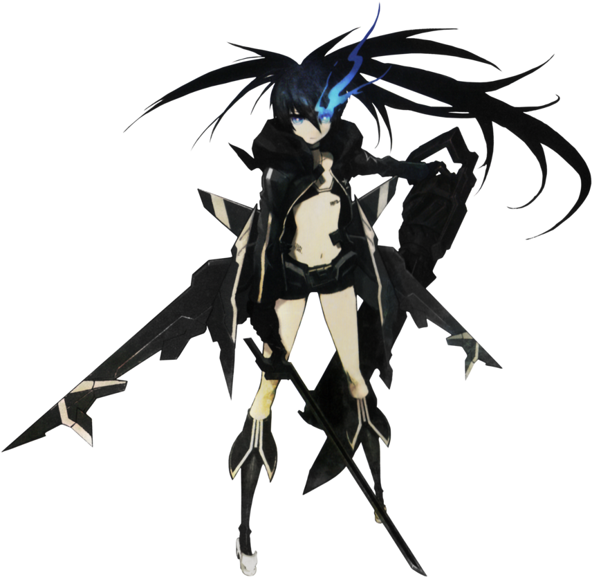Dragon Ball Wiki - Black Rock Shooter El Juego Clipart (900x872), Png Download