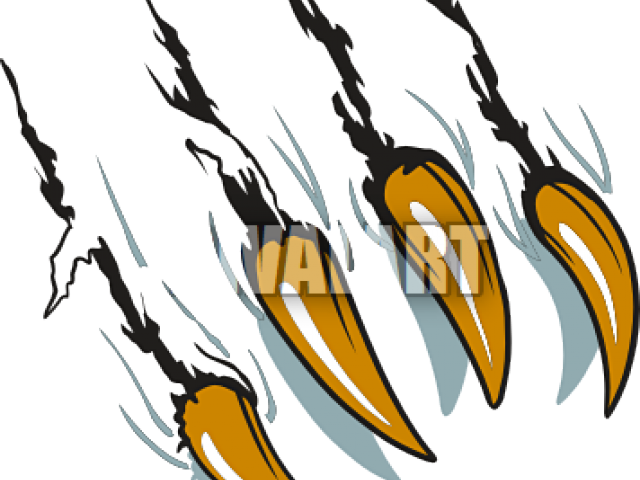 Clip Art Bear Claws - Png Download (640x480), Png Download
