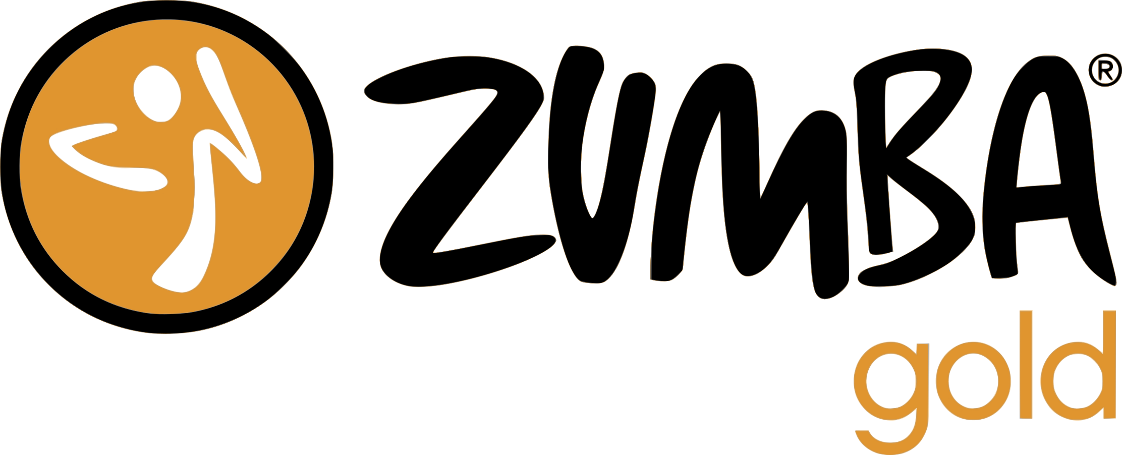 Zumba Gold Png Pluspng - Zumba Gold Logo Clipart (2224x902), Png Download