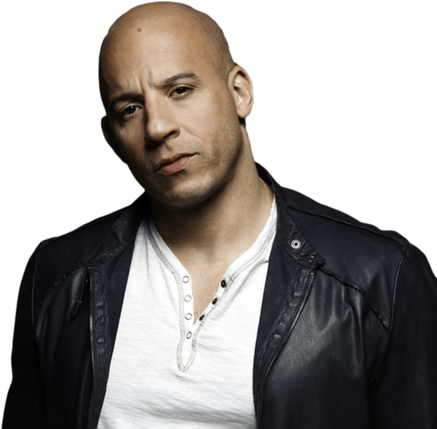 Movies - Vin Diesel White Background Clipart - Large Size Png Image ...