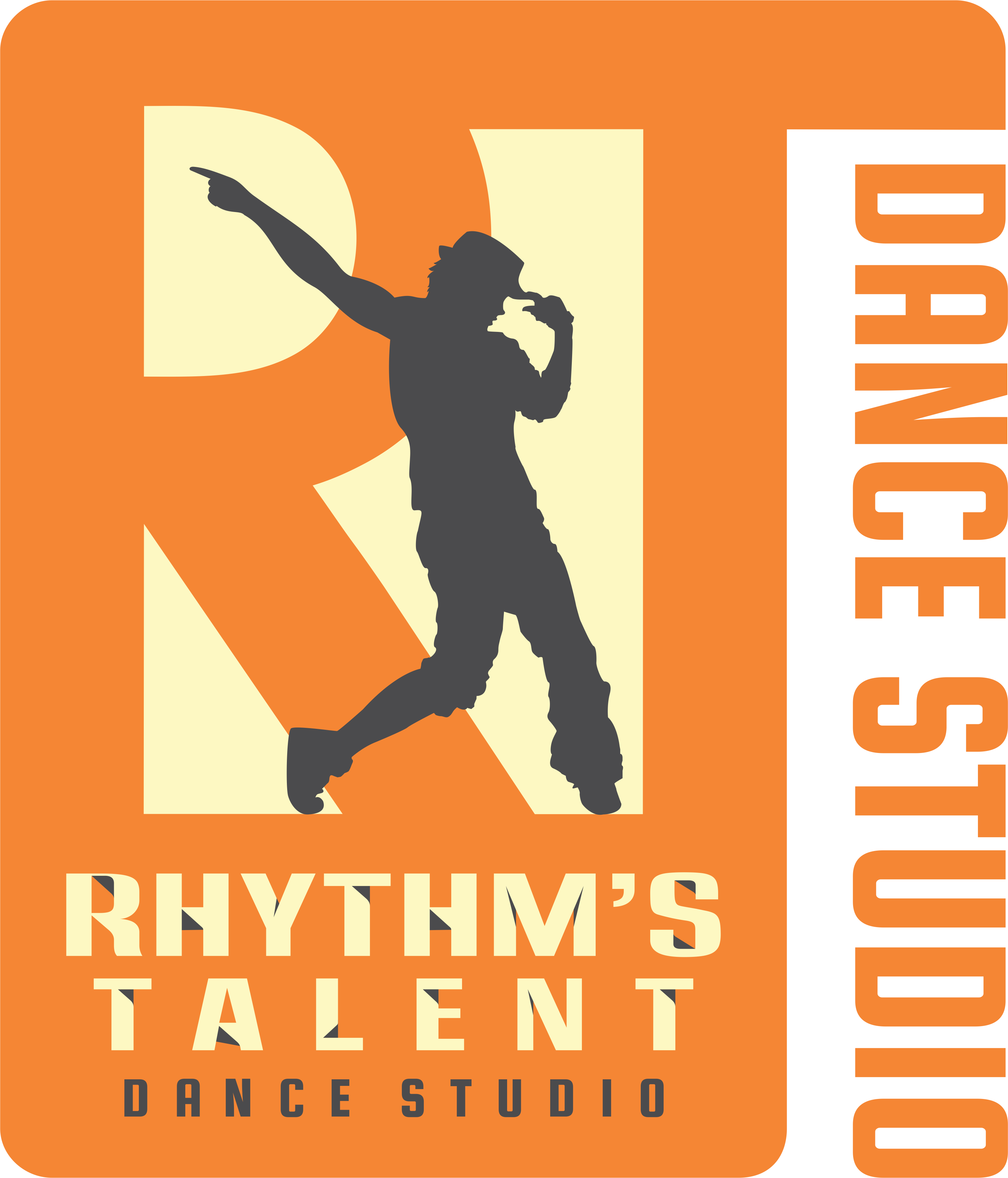 Rhythm's Talent Dance Studio Clipart (3085x3606), Png Download