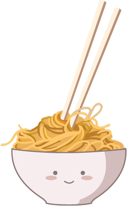 Noodles Vector Png - Noodles Vector Free Download Clipart (640x548), Png Download