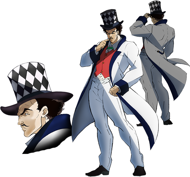 Look At This Suave Motherfucker - Jojo Zeppeli Clipart (668x627), Png Download