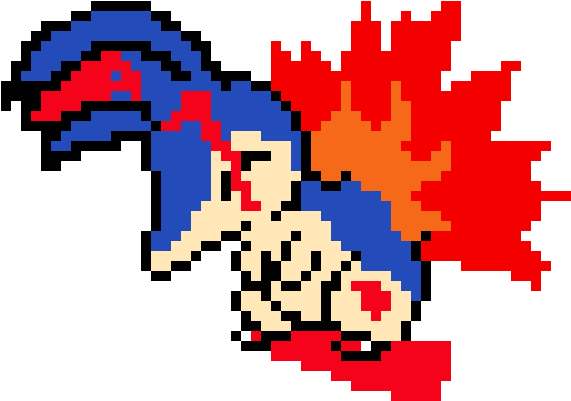 Bloody Cyndaquil - Cartoon Clipart (690x480), Png Download