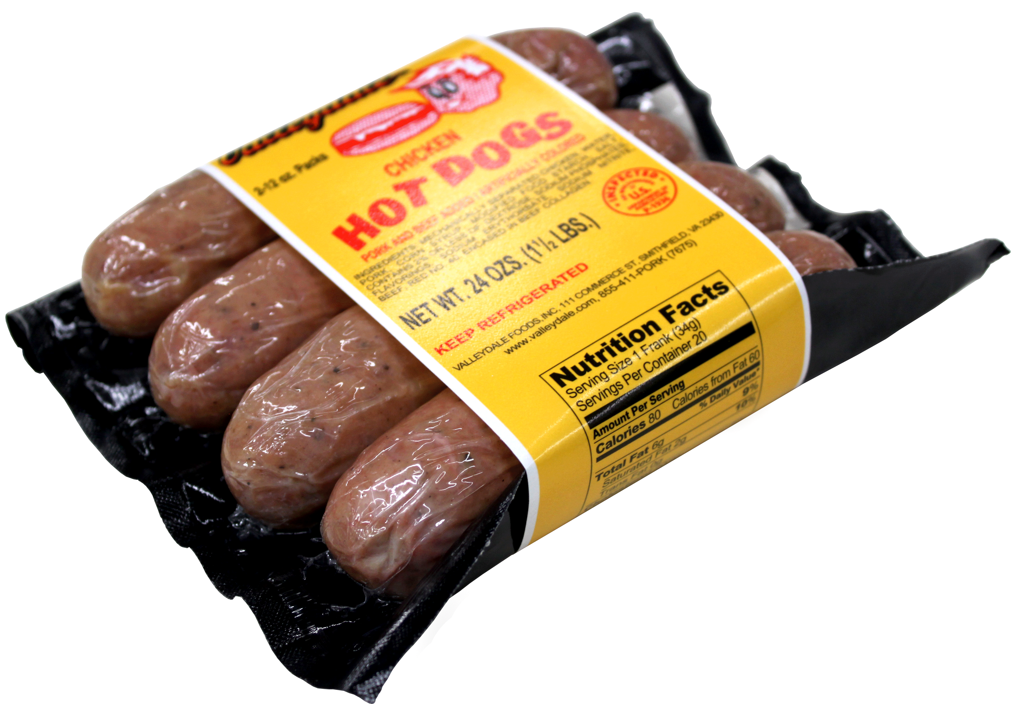 Hot Dogs Labeled By Ultrasonic Banding Machine Clipart (4076x2839), Png Download