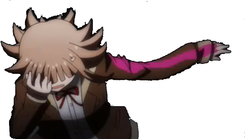 Memedaily Danganronpa Character Hitting The Dab - Despair Chiaki Clipart (843x470), Png Download