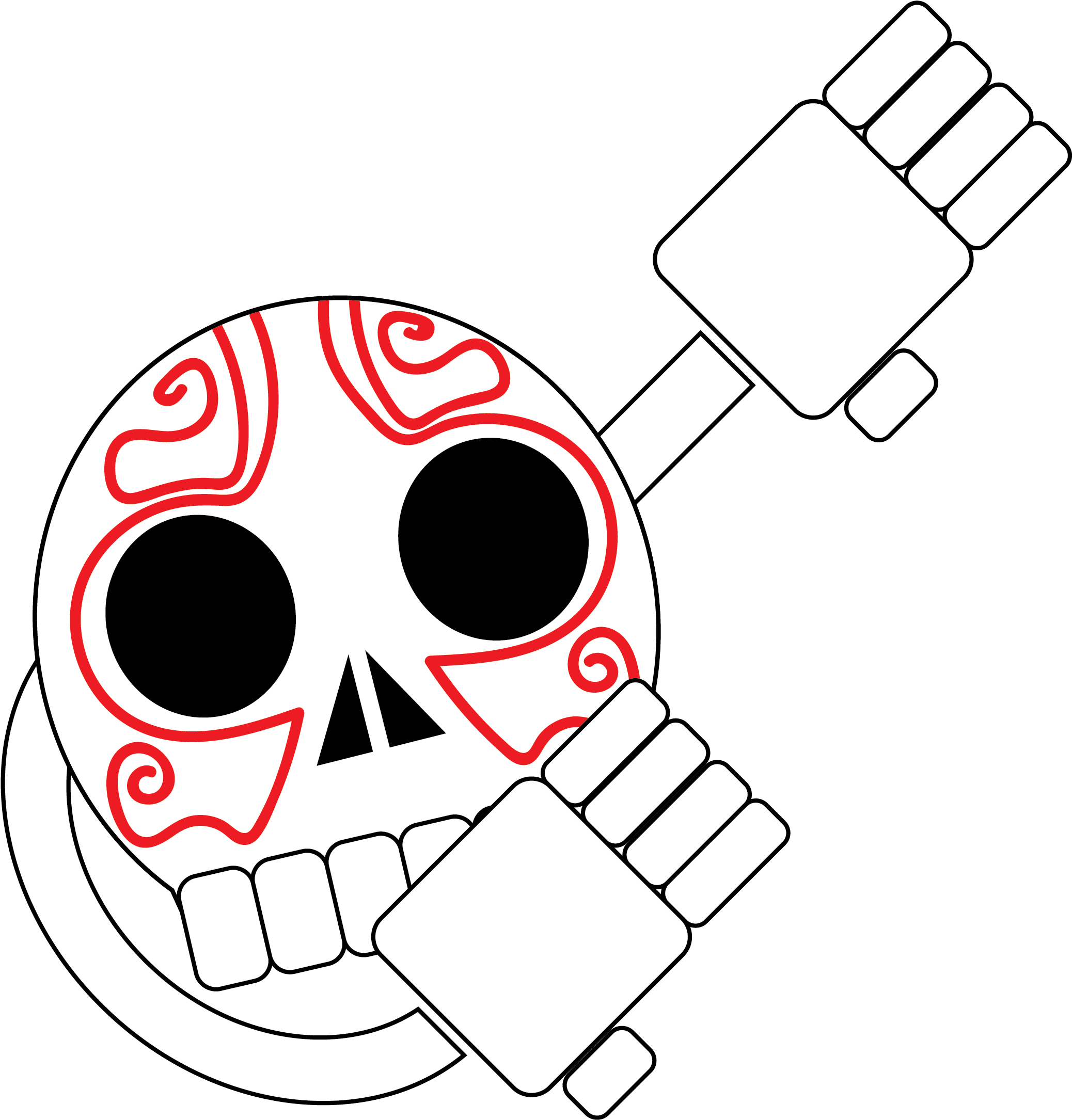 Skull , Png Download - Skull Clipart (2076x2170), Png Download
