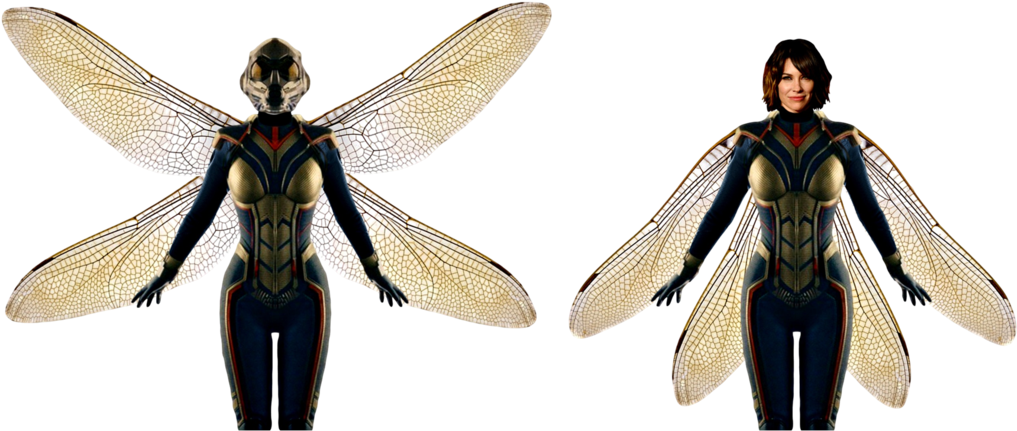 Png Vespa - Hope Van Dyne The Wasp Clipart (1024x435), Png Download