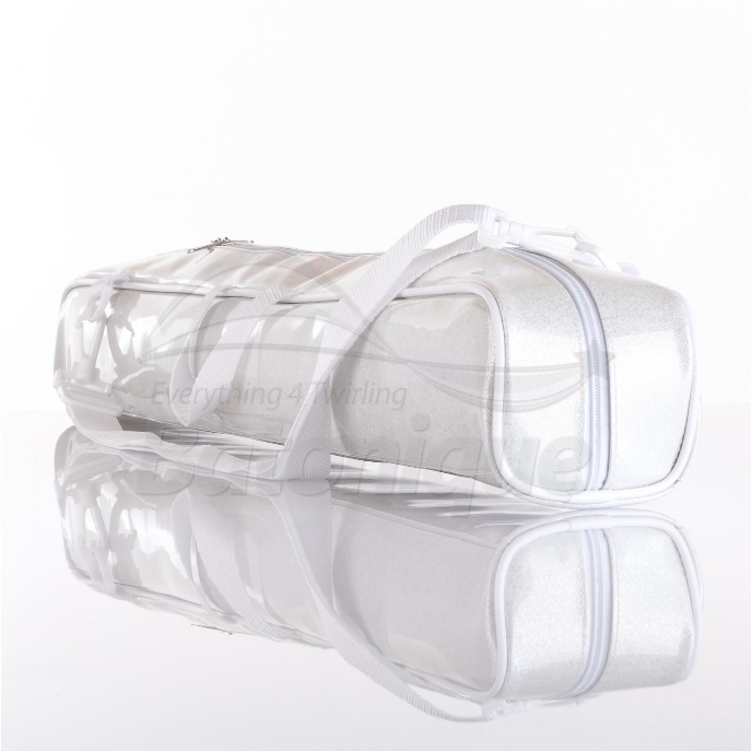 Sparkle Case Silver - Duffel Bag Clipart (2048x686), Png Download