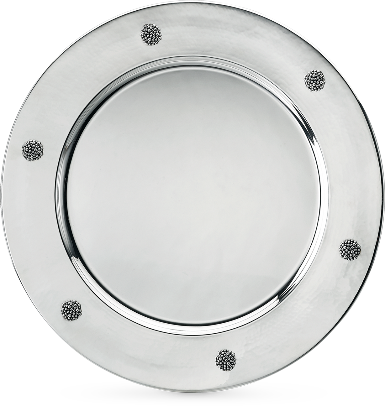 Buccellati - Dishes - Caviar Plate - Silver - Circle Clipart (1800x1800), Png Download