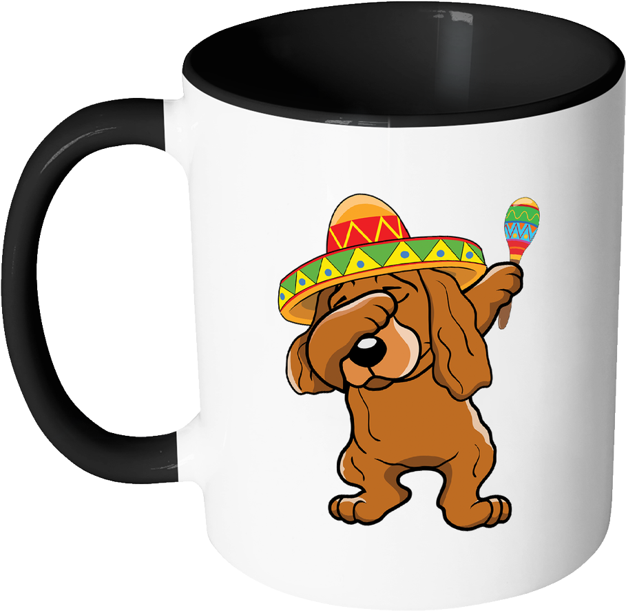 Dabbing Cocker Spaniel Dog In Sombrero - Continuous Improvement Is Better Than Delayed Perfection Clipart (1024x1024), Png Download