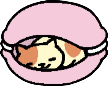 Peaches In The Pink Macaron Clipart (708x620), Png Download