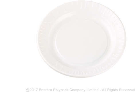 Plate 7 Inch Ps/w Roman - Plate Clipart (570x570), Png Download