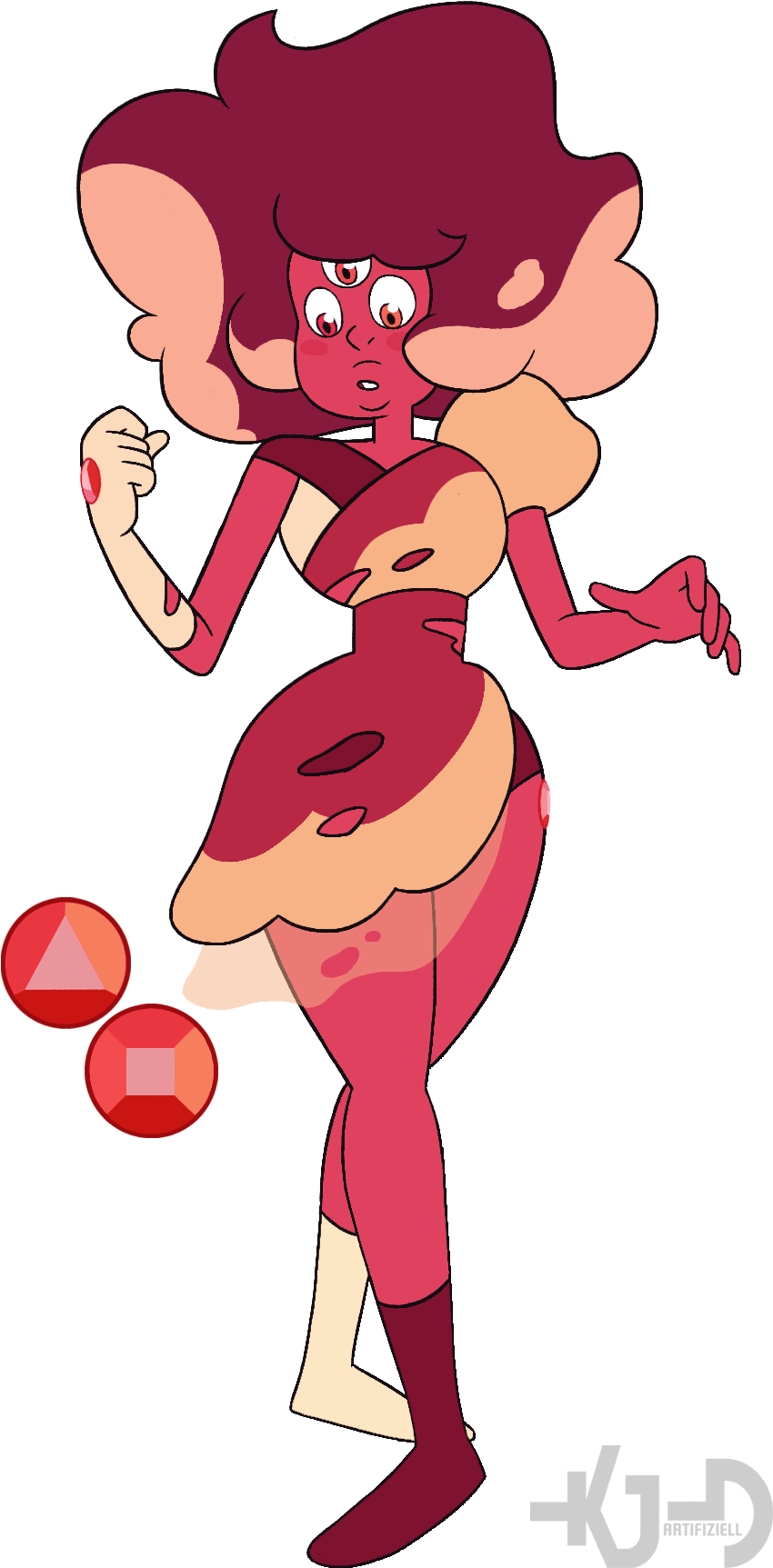 Leggy Padparadscha - Steven Universe Padparadscha Garnet Clipart (1008x1811), Png Download