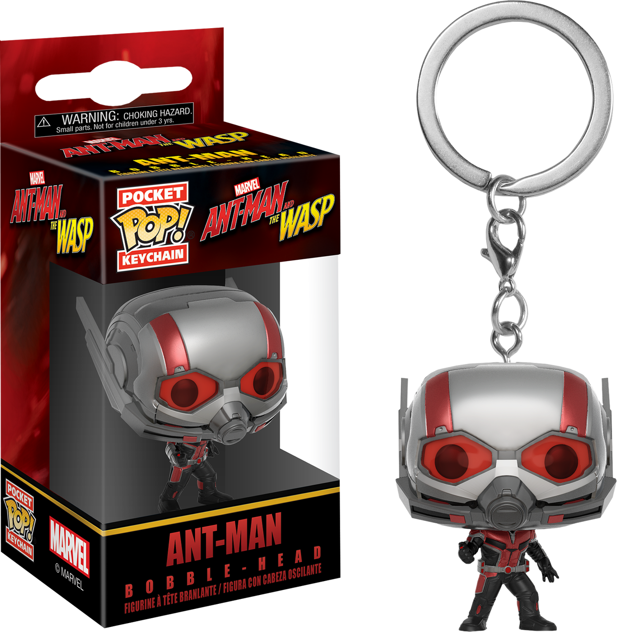 Funko Pop Vinyl - Funko Keychain Ant Man Clipart (1250x1280), Png Download