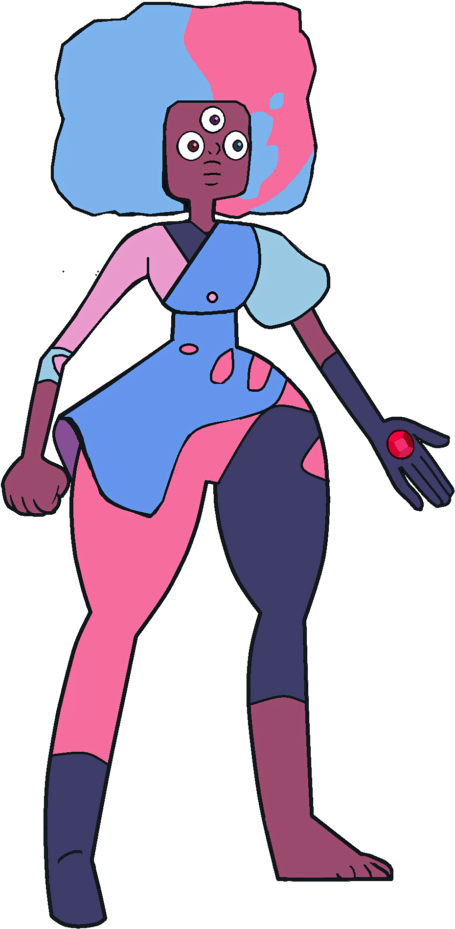 Cotton Candy Garnet Drawings Clipart (1324x1968), Png Download