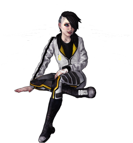 ***inspired*** Happy Casual Angel Click On The Pic - Casual Angel Borderlands Clipart (500x750), Png Download