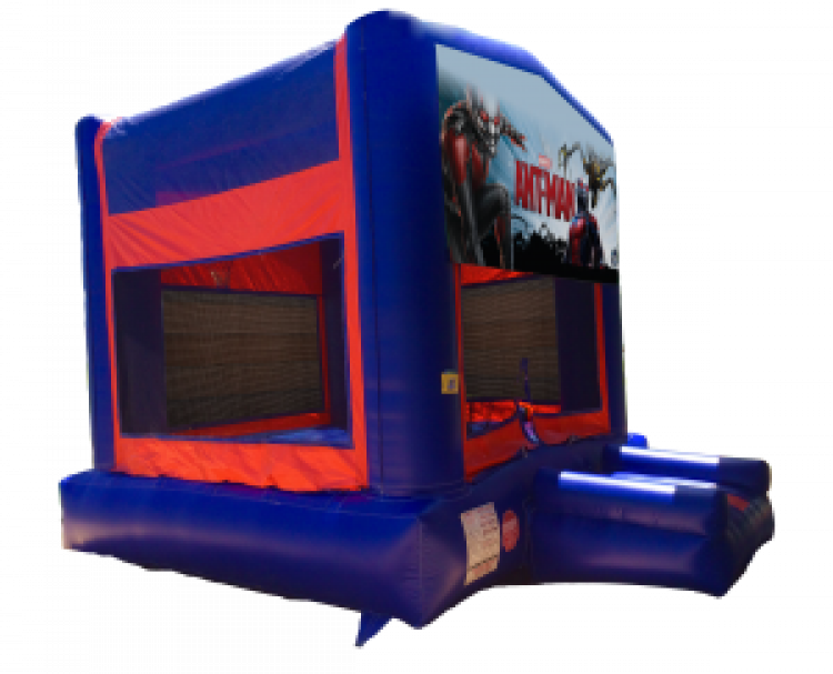 Ant-man Red/blue/yellow Bounce House - Guardians Of The Galaxy Bounce House Clipart (750x607), Png Download
