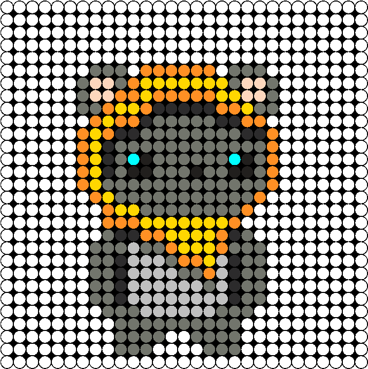 Ewok Perler Bead Pattern / Bead Sprite - Easy Cat Perler Beads Clipart (770x767), Png Download