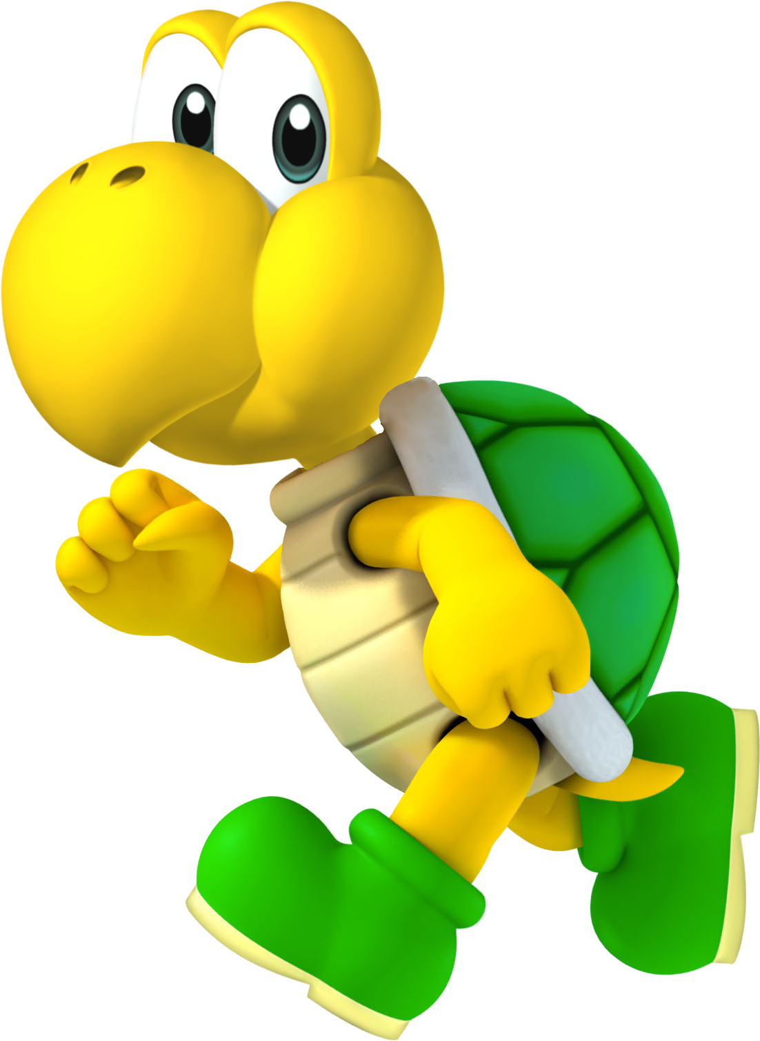 [ Img] - Koopa Troopa Mario Png Clipart (1102x1509), Png Download