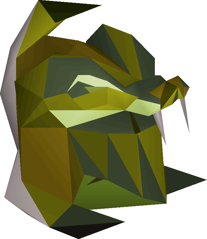 Serpentine Helm - Osrs Neitiznot Helm Clipart (671x774), Png Download
