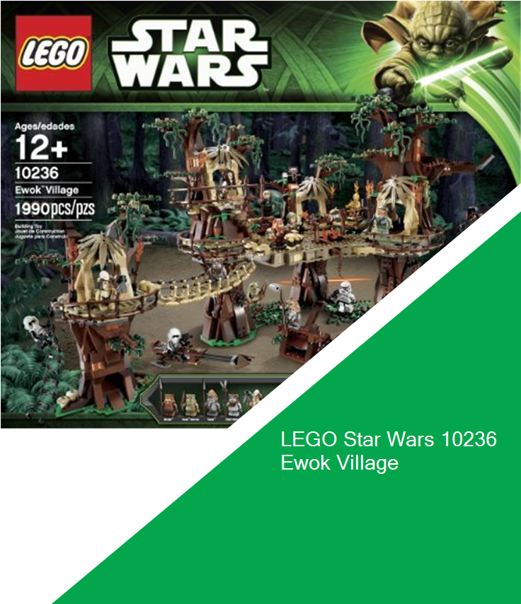 Lego Star Wars 10236 Ewok Village Ewok, Lego Star Wars - Lego Star Wars Amazon Clipart (735x1100), Png Download