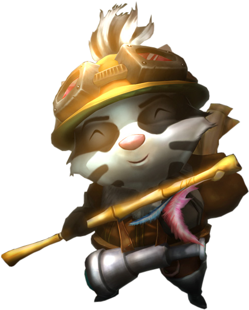 Badger Teemo Skin - League Of Legends Teemo Clipart. 