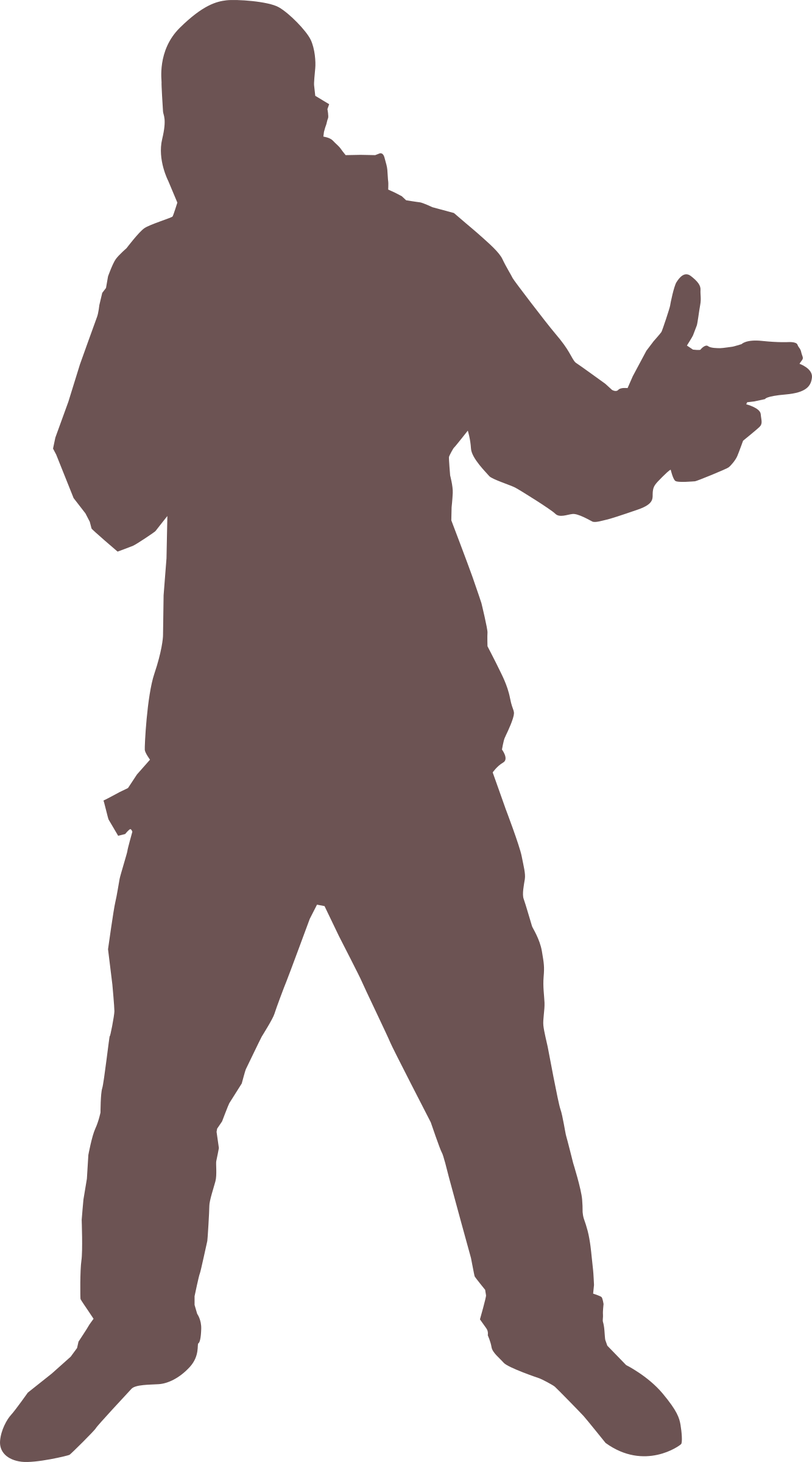 This Free Icons Png Design Of Hip Hop Dude Clipart (1333x2400), Png Download