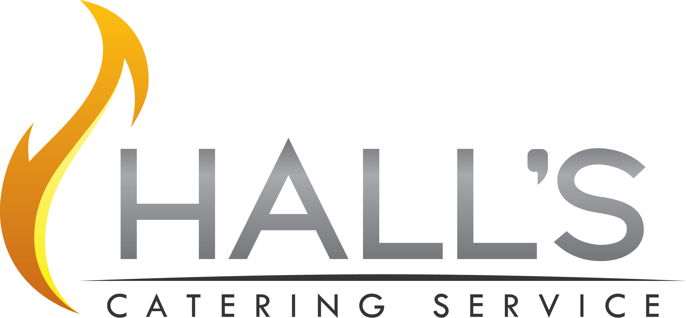 Halls Takes The Cake And Catering - Graphic Design Clipart (2753x1277), Png Download