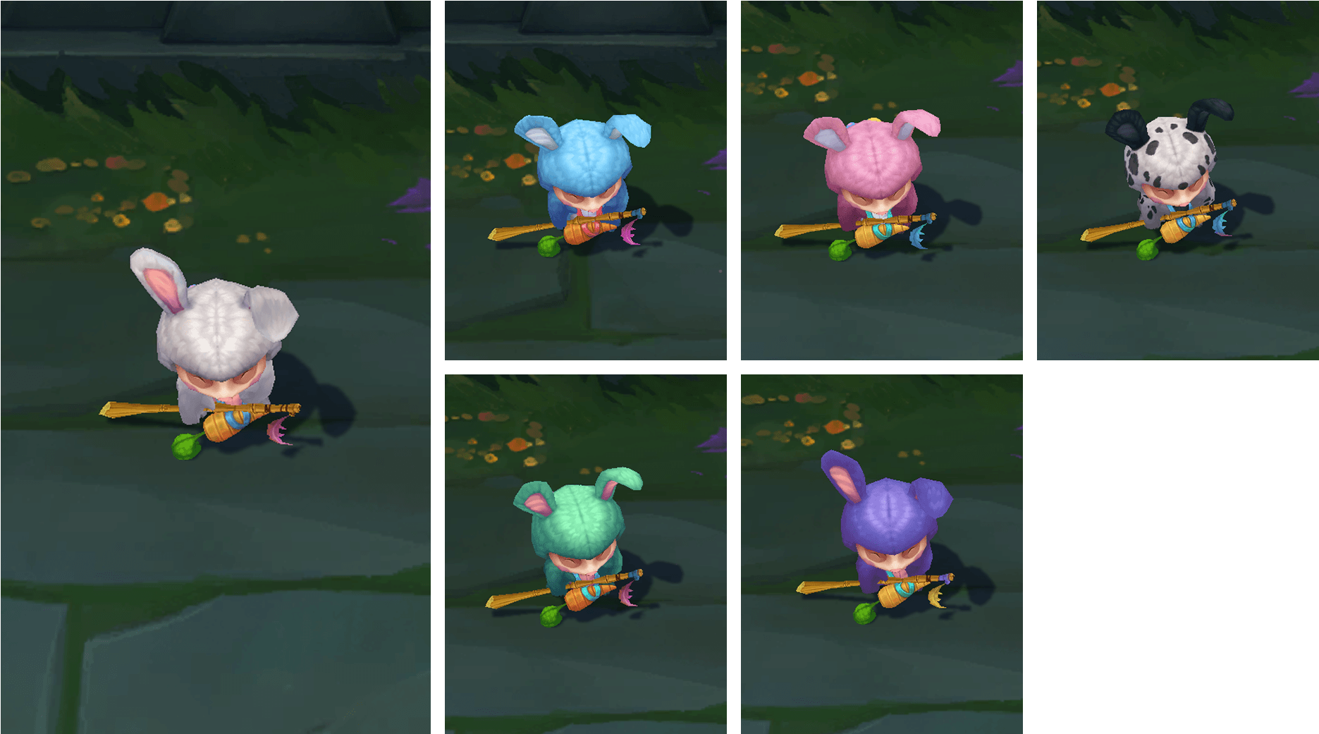 Teemo-cottontail - Arcade Miss Fortune Chroma Clipart (1910x1080), Png Download