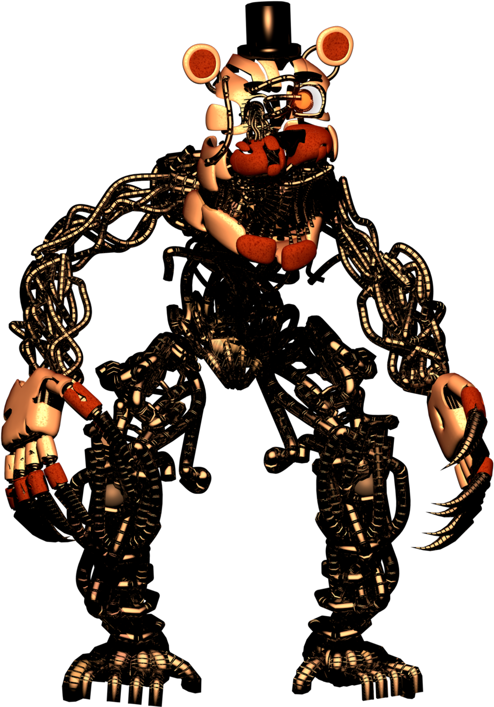 Ennardbear's Image - Imágenes De Molten Freddy Clipart (1024x1501), Png Download