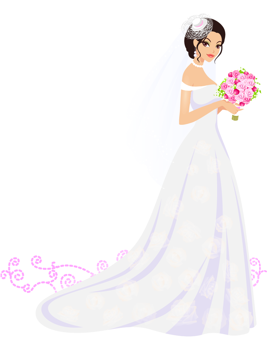Bride Png Transparent Images - Bride Clipart (867x1126), Png Download