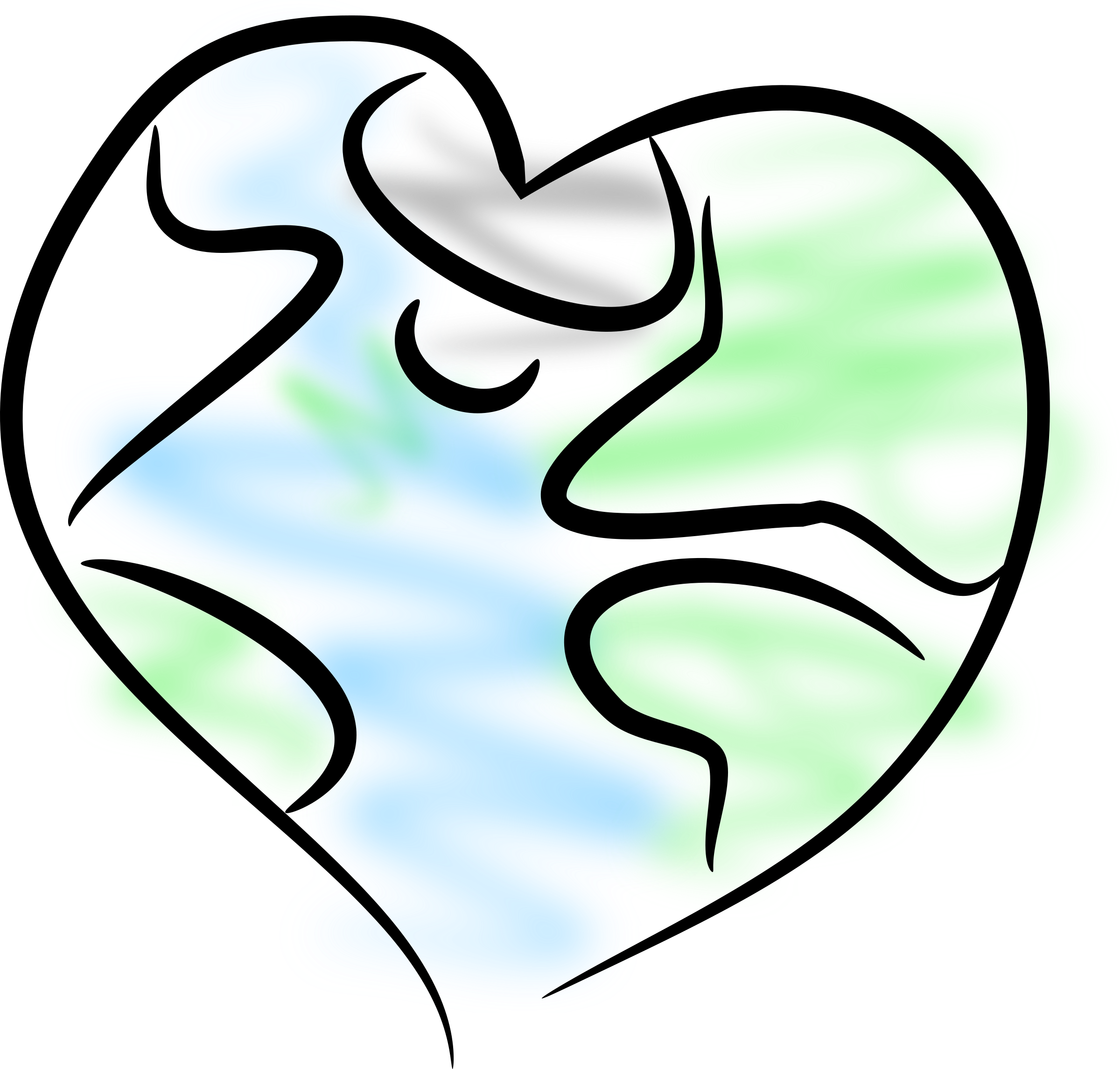Heart Earth Clipart - Dia Internacional De La Democracia - Png Download (2400x2291), Png Download
