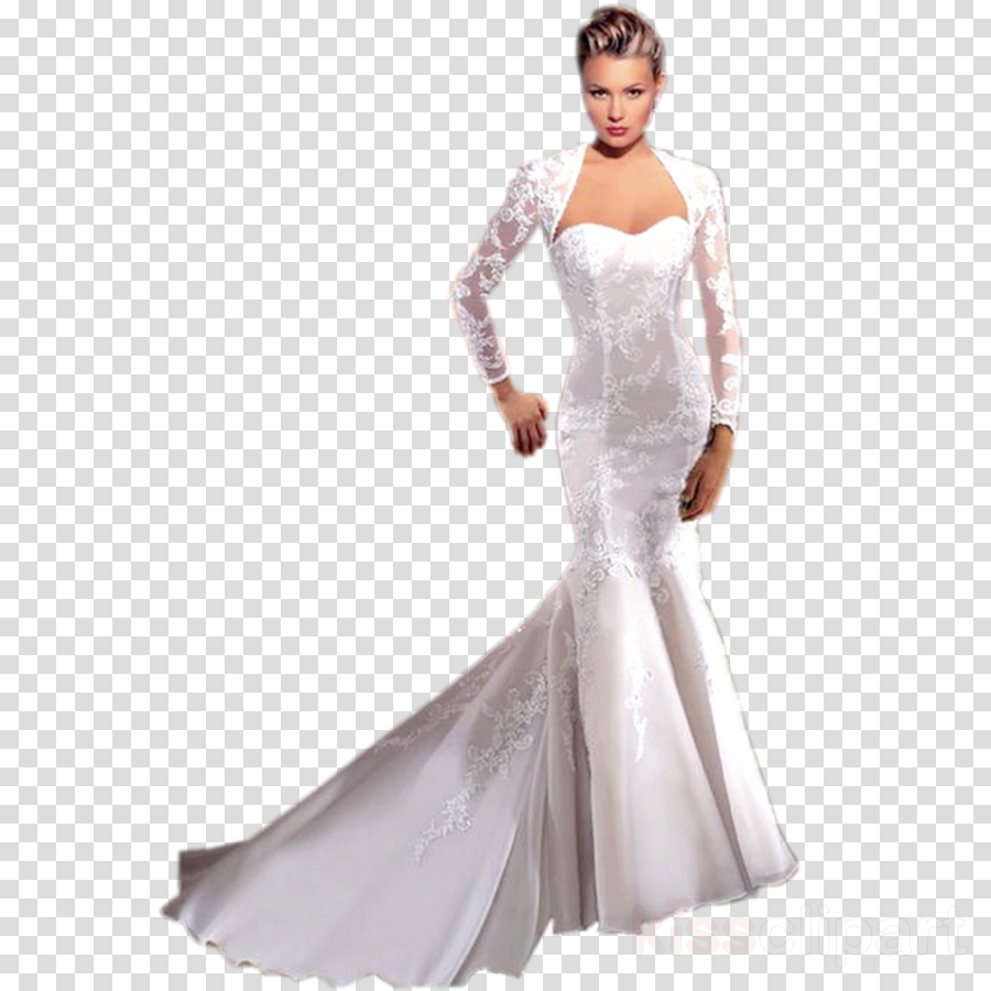 Download Gown Clipart Wedding Dress Bride Marriage - Png Download (900x900), Png Download