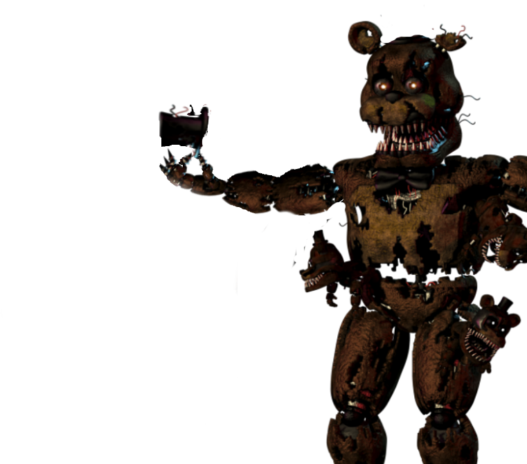 Nightmare Freddy Png - Nightmare Freddy Fnaf Png Clipart (800x702), Png Download
