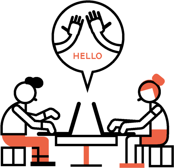 Hello Clipart (1000x649), Png Download