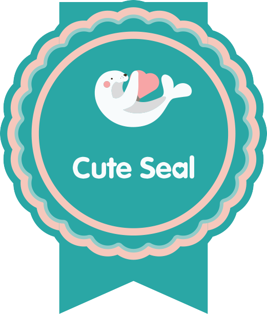 小萌希奥cuteseal 官方网站小萌希奥真的很能吸噢cute Seal ® - Cute Seal Baby Diaper Clipart (521x612), Png Download