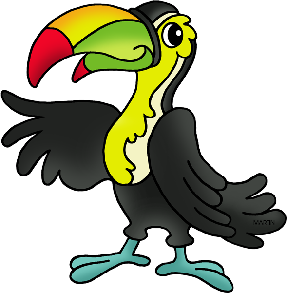 Toucan - Buzzard Clipart (618x648), Png Download