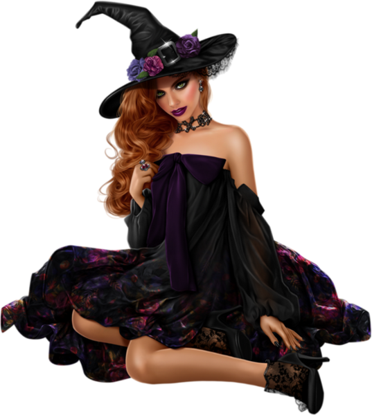 Cartoon Hot Witch - Witch Clipart (537x600), Png Download