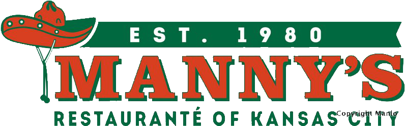 Mannys Logo Bannerlogo Greenred - Graphic Design Clipart (944x392), Png Download