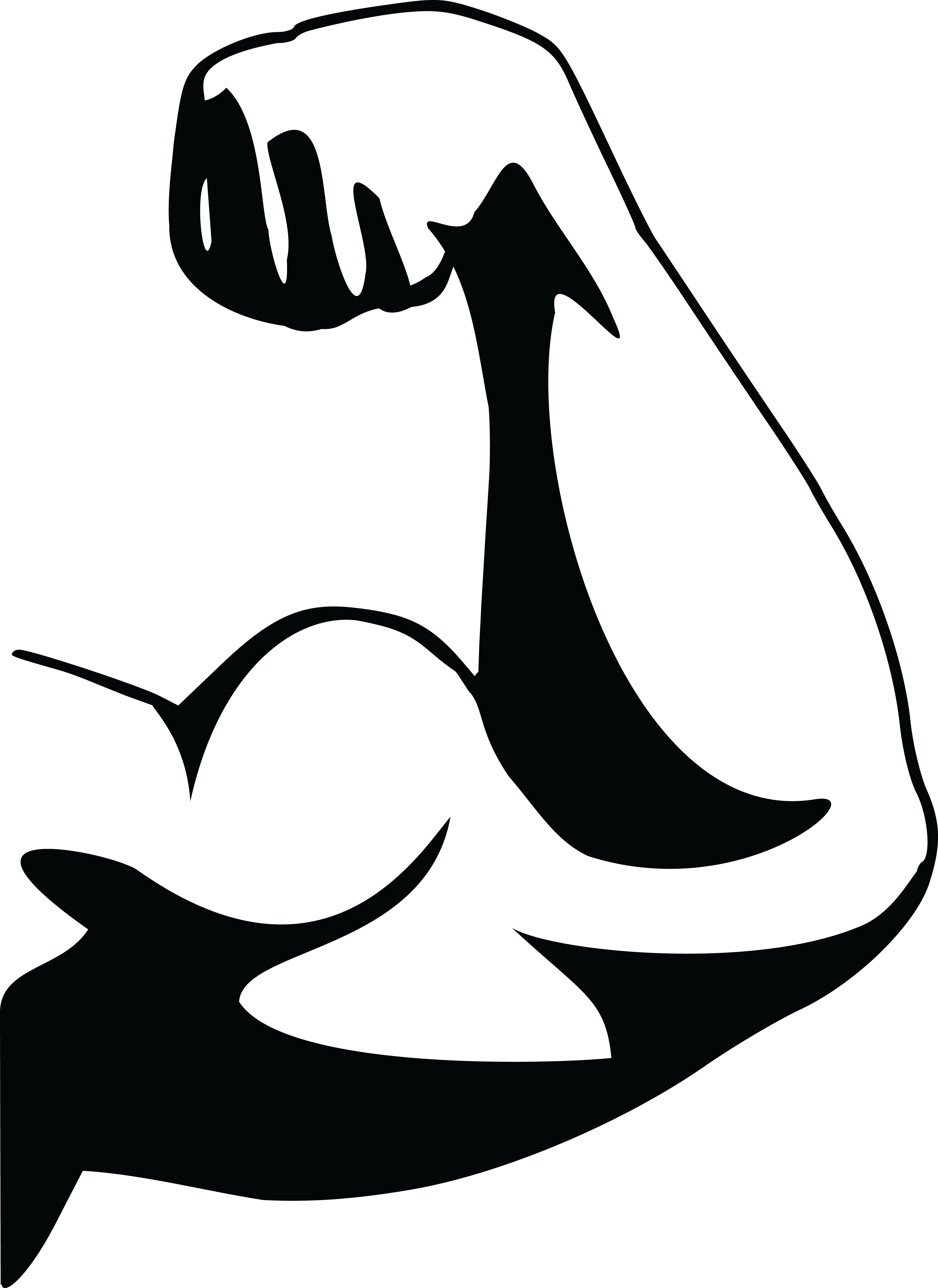 Clipart - Muscle Clip Art - Png Download (1747x2400), Png Download